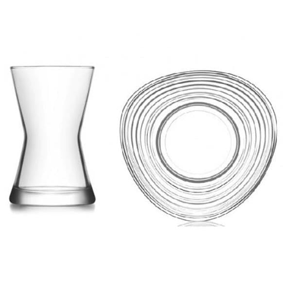 Teglassæt 140 ml. 12 Dele - Lav Derin