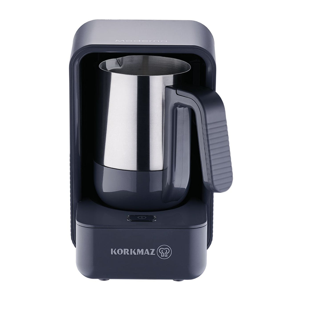 Korkmaz Moderna - Tyrkisk espressomaskine - 5 kop. | 400W | Satingrå