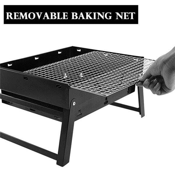 Transportabel kulgrill - 435 × 290 × 235 mm