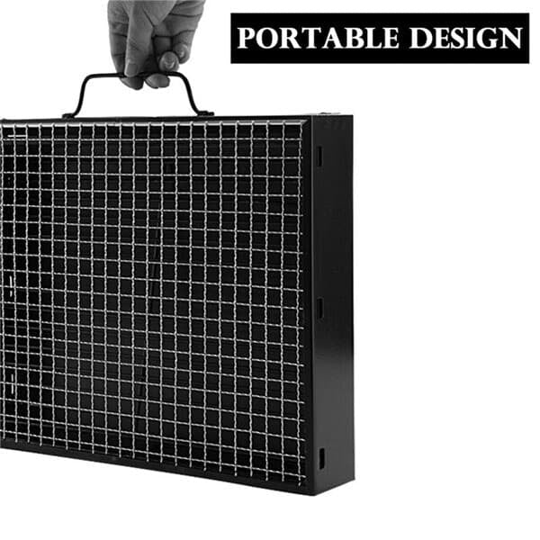 Transportabel kulgrill - 435 × 290 × 235 mm