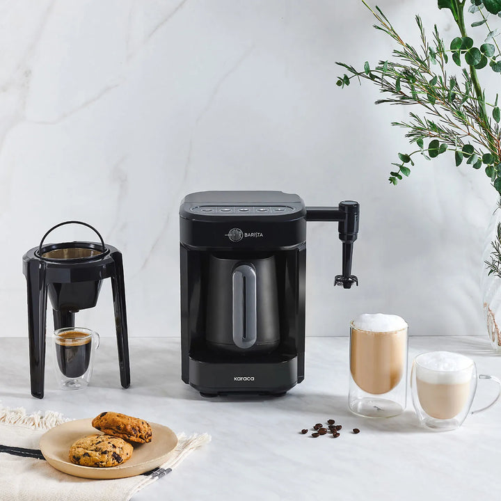 Karaca Hatir Barista Latte &amp; Tyrkisk Kaffemaskine - Space Gray
