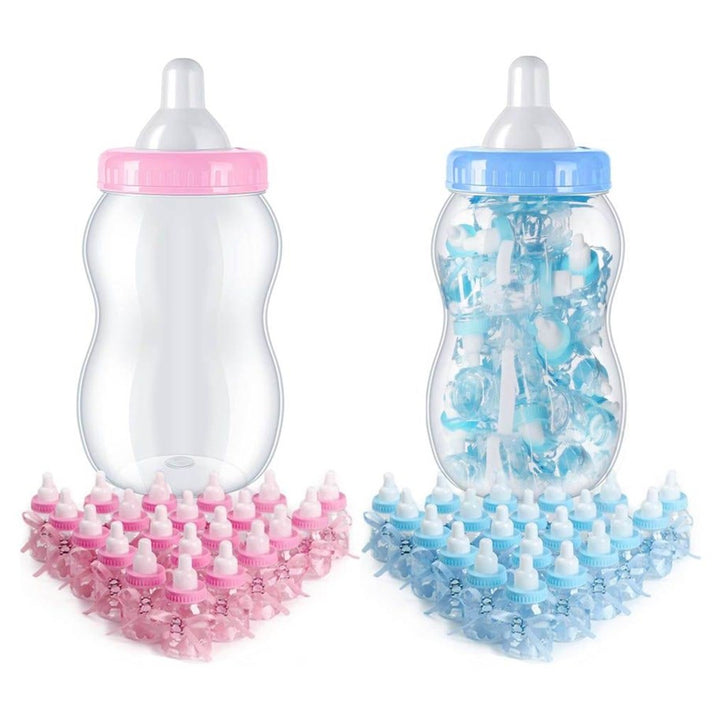 Baby Shower Sutteflaske – Stor og små Sutteflasker som Bordpynt & Gæstegaver