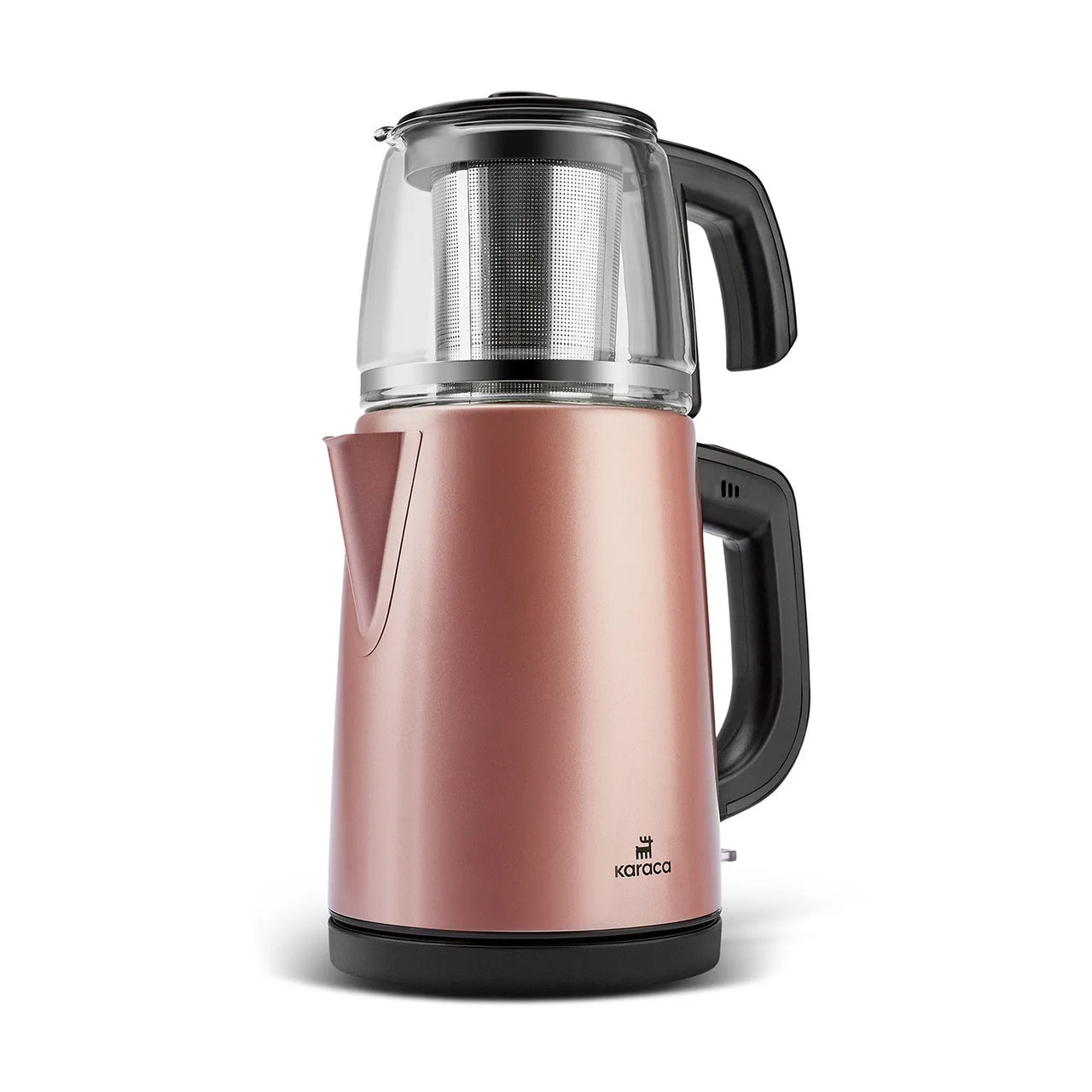 Karaca Elektrisk Temaskine 0,95 L + 1,8 L - Rosegold