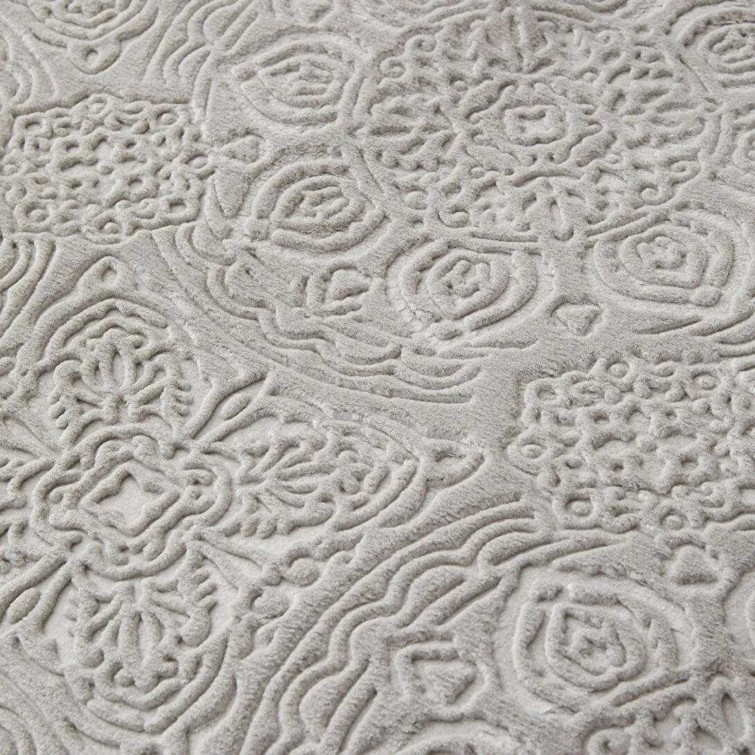 Karaca Home Scala Mink Embosy Sengetæppe | 200 × 220 cm | Dobbelt Sengetæppe