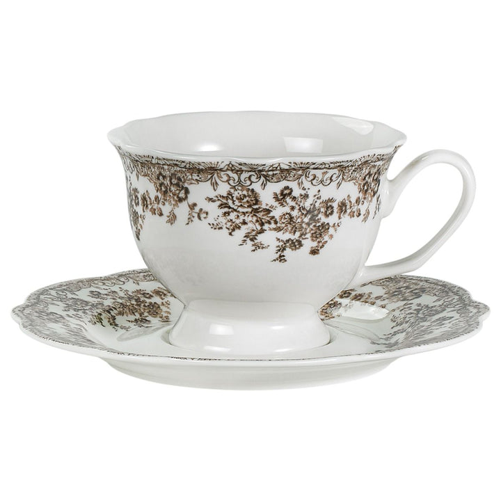 Bricard - Fleury Kaffesæt 12 dele – Brun