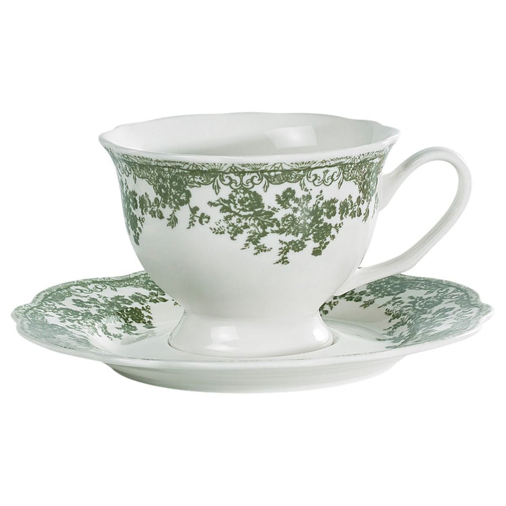 Bricard - Fleury Kaffesæt 12 dele – Grøn