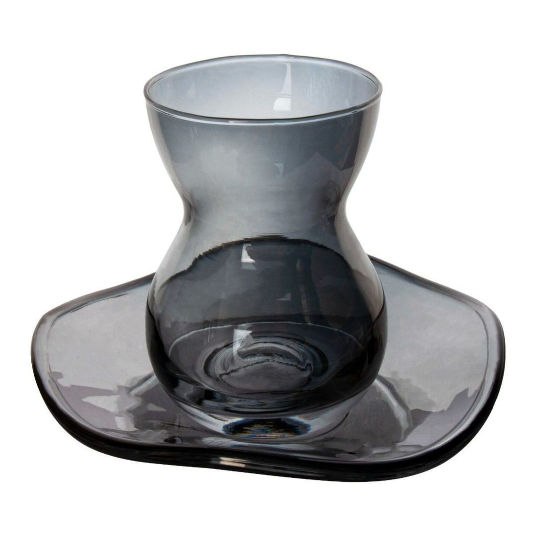 Cinar - Tesæt Glas - 12 dele |Antracit | 160 ml