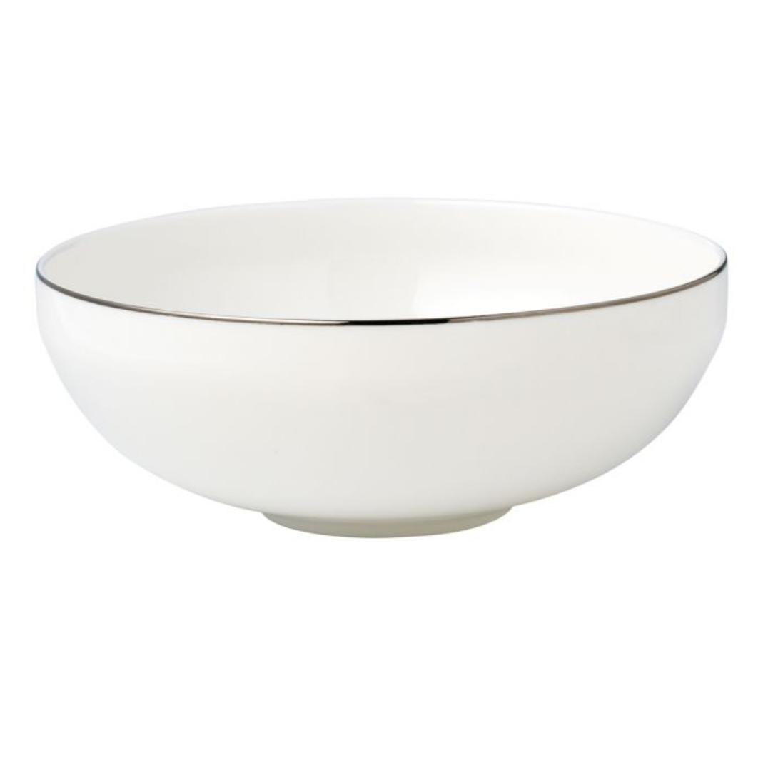 Bricard Canet Hvid/Sølv Porcelænssæt 27 dele - 6 personer