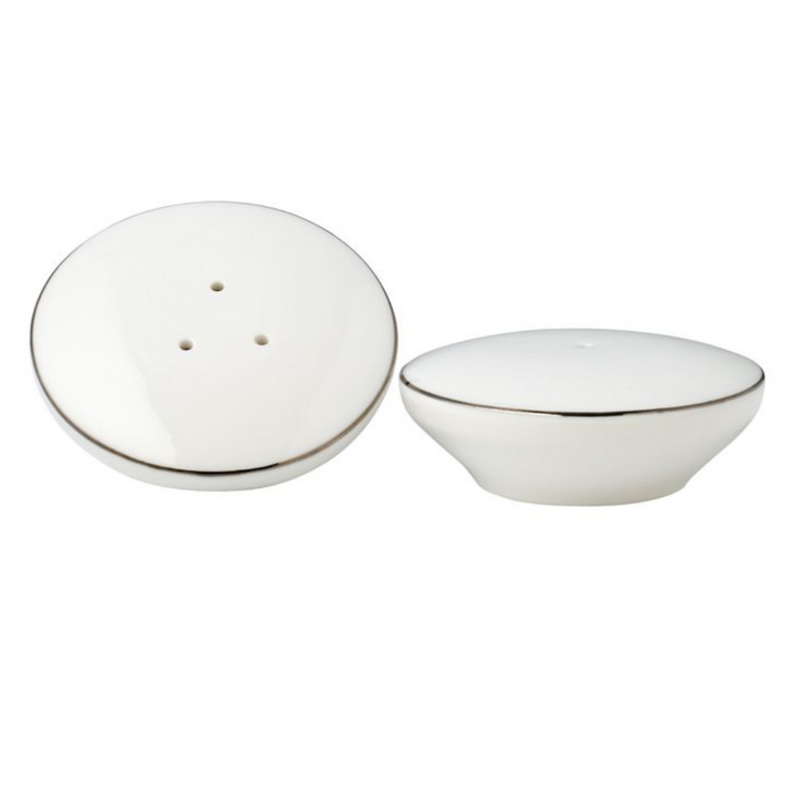 Bricard Canet Hvid/Sølv Porcelænssæt 27 dele - 6 personer