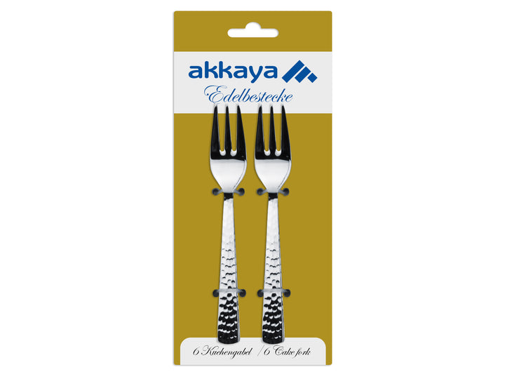Akkaya - Kagegafler - 6 stk | Rustfrit Stål