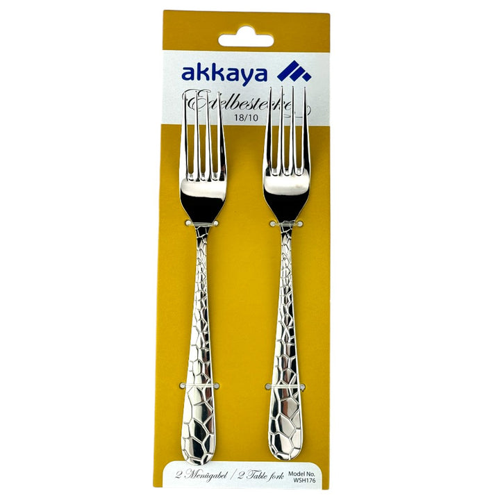 Akkaya - Middagsgafler - 2 Stk | Rustfrit Stål 18/10