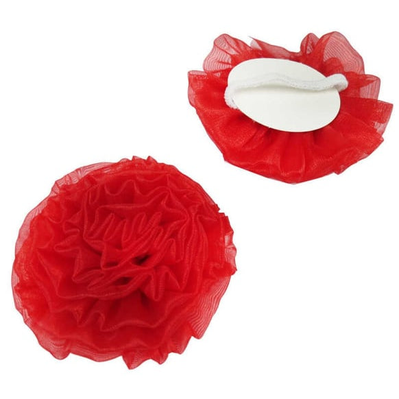 Brudepige Rose Elastikarmbånd Rød 12 Stk.