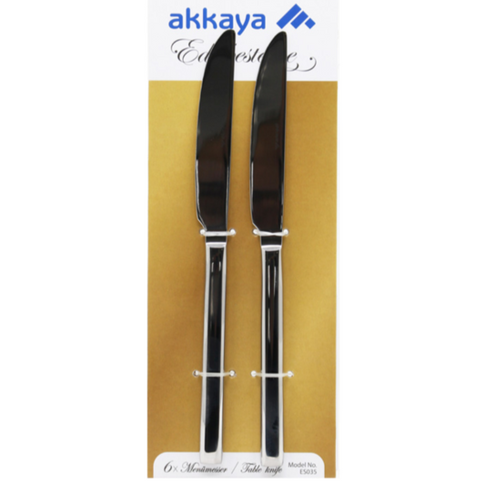 Smørknivsæt 2 stk. Plain Rustfrit Stål - Akkaya