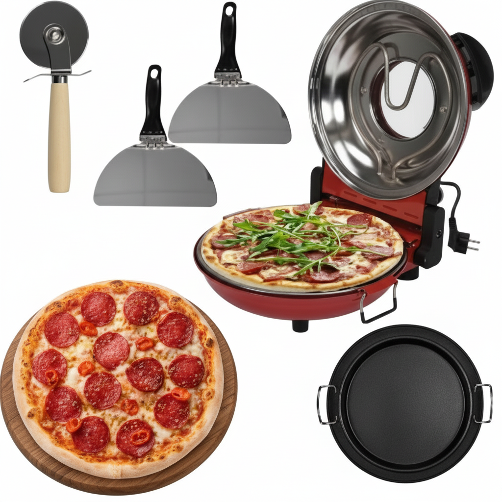 Kochmann Elektrisk Pizza Stenovn 32 cm - 1200W