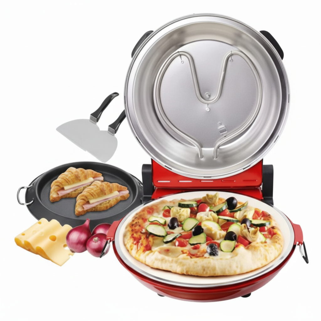 Kochmann Elektrisk Pizza Stenovn 32 cm - 1200W