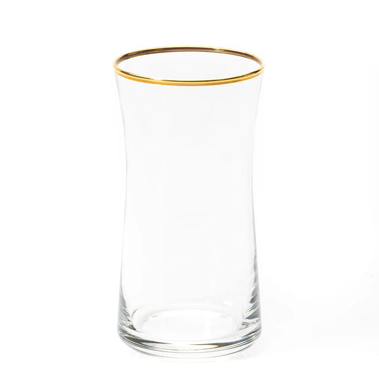 Drikkeglas Sæt m/Guldkant 6 stk. 345 ml - Golden Touch Heybeli