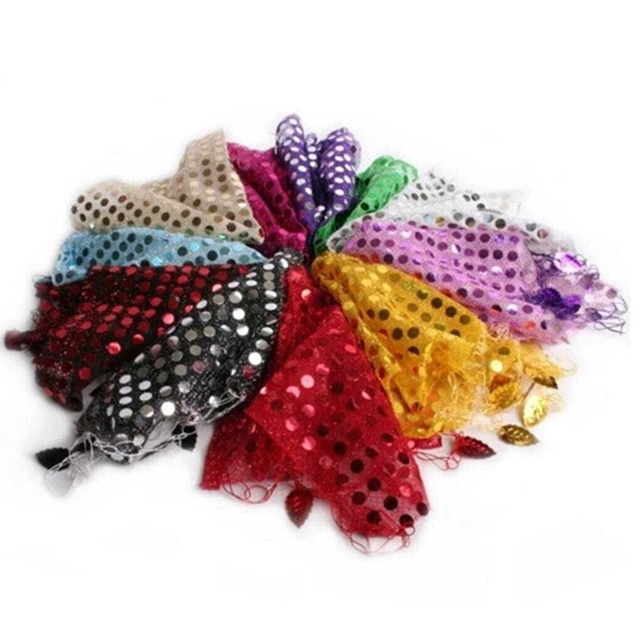 Fest Tørklæde (Halay Mendil) 10 stk. Flere Farver - 22x18 cm