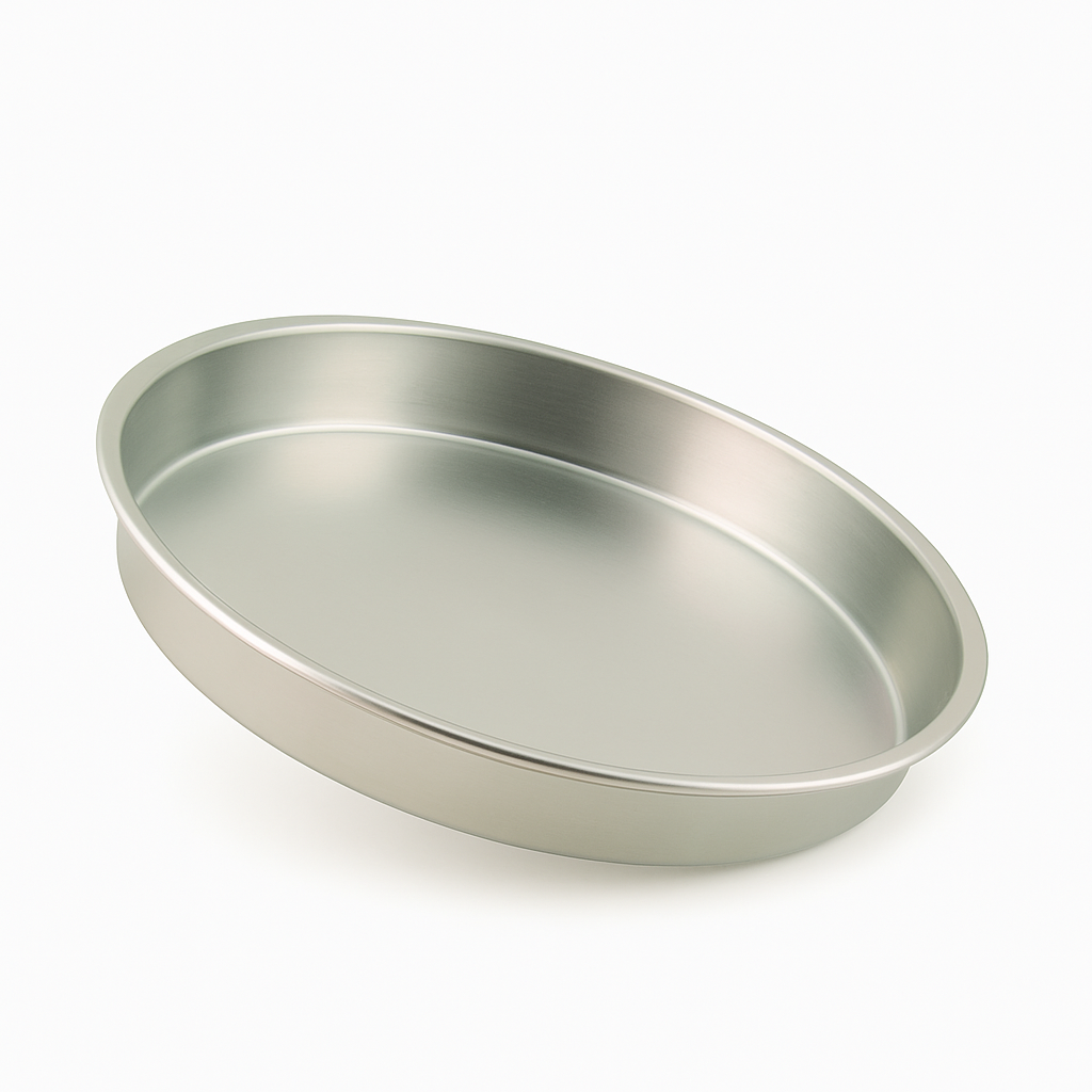 Aluminium Ovn Bradepande Rund 38 cm - Menzir