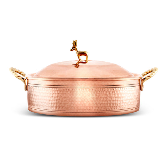 Karaca Alacahöyük Kobber Gryde 24 cm 2,6 Liter