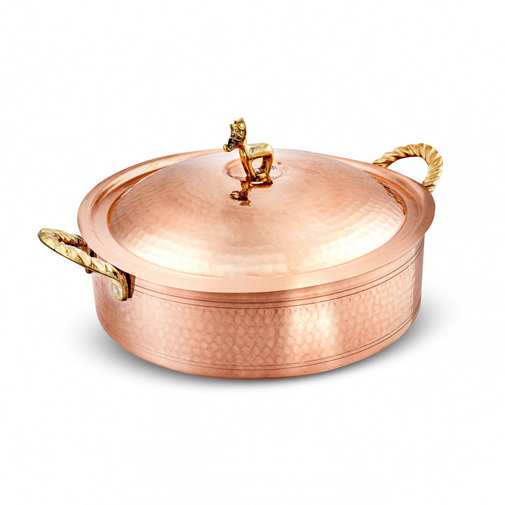 Karaca Alacahöyük Kobber Gryde 24 cm 2,6 Liter