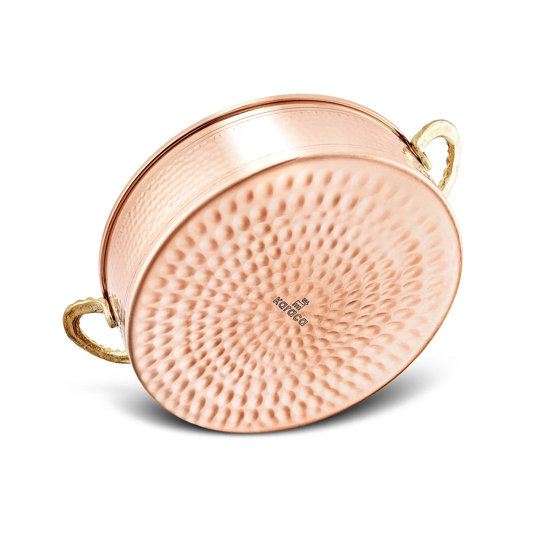 Karaca Alacahöyük Kobber Gryde 24 cm 2,6 Liter