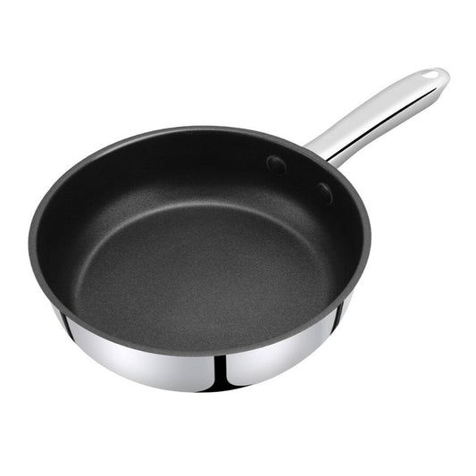 Schäfer Granit Dyb Stegepande Sølv 28 cm - Radiant Silver