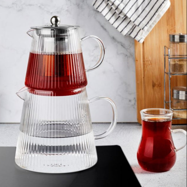 DEMLI XL Glastekandesæt 2,2 Liter - Kadirelli