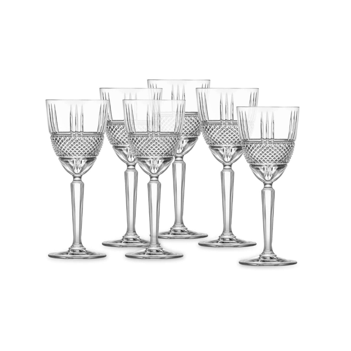 RCR Brillante Cocktail Krystalglassæt 6 Dele - 290 ML