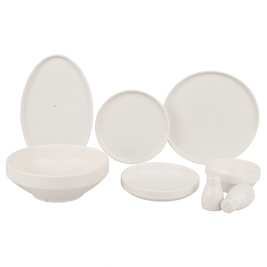 Alara Mira Hvid Porcelænssæt 28 dele - 6 personer