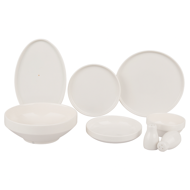 Alara Mira Hvid Porcelænssæt 28 dele - 6 personer