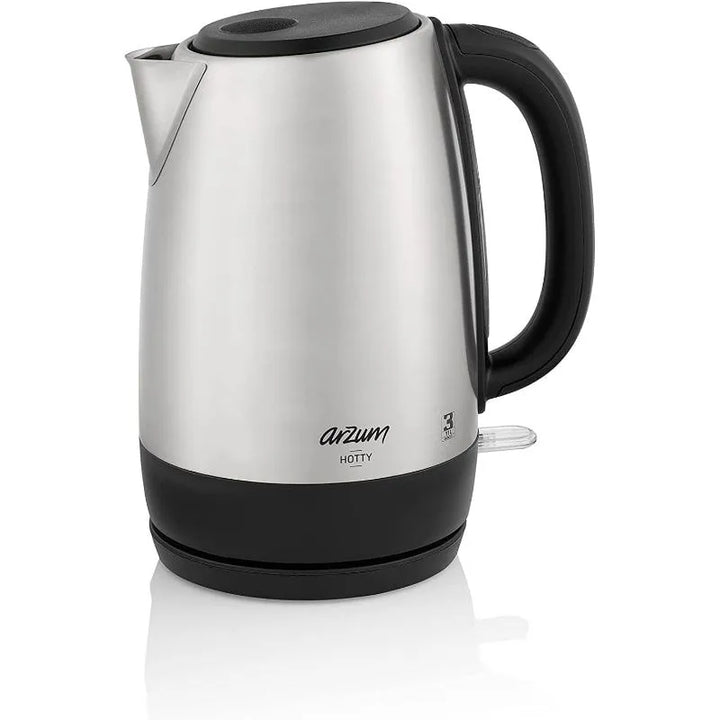 Arzum Hotty Elkedel 2200W – Rustfrit Stål 1,7 L – Sølv