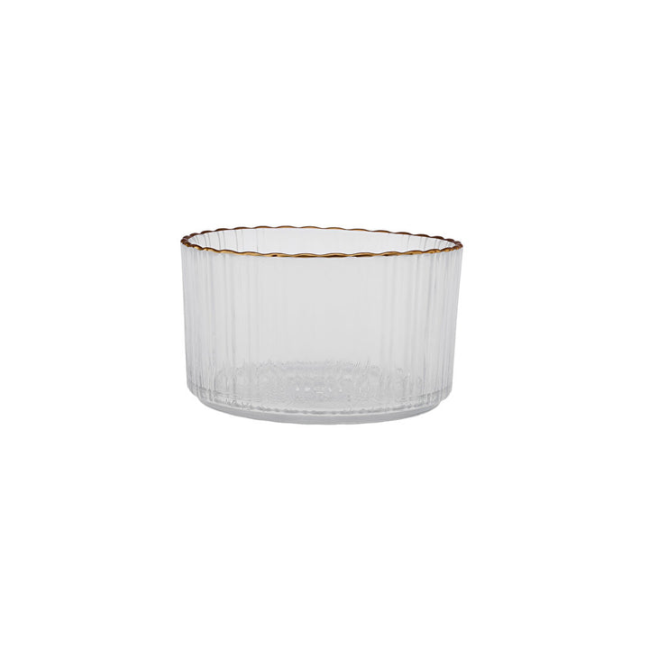 Karaca Pierre Glas Serveringsskålesæt 3 Dele | Guldkant