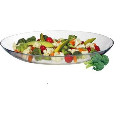 Ovalt Glas Serveringsfad 29x22 cm - Pasabahce Invitation