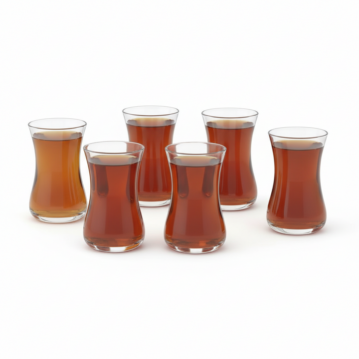 Karaca Heybeli Teglassæt 6 Stk. - 170 ml