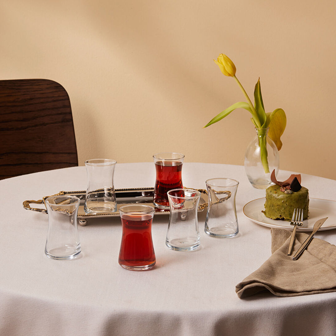 Karaca Heybeli Teglassæt 6 Stk. - 170 ml