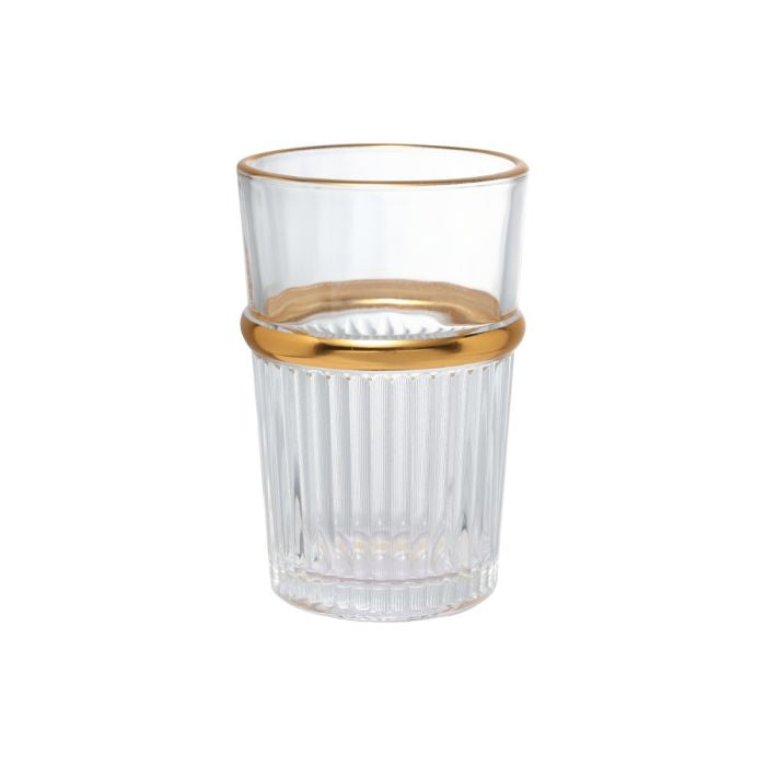 Bricard Fariza Teglassæt m/Guldkant 12 stk. - 200 ml