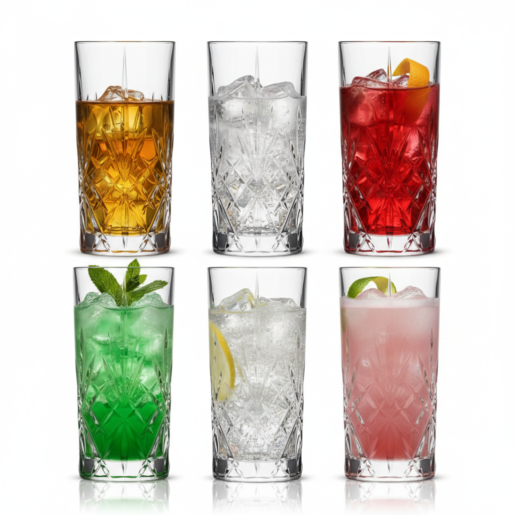 RCR Melodia Krystal Drikkeglassæt 6 Dele 360 ML