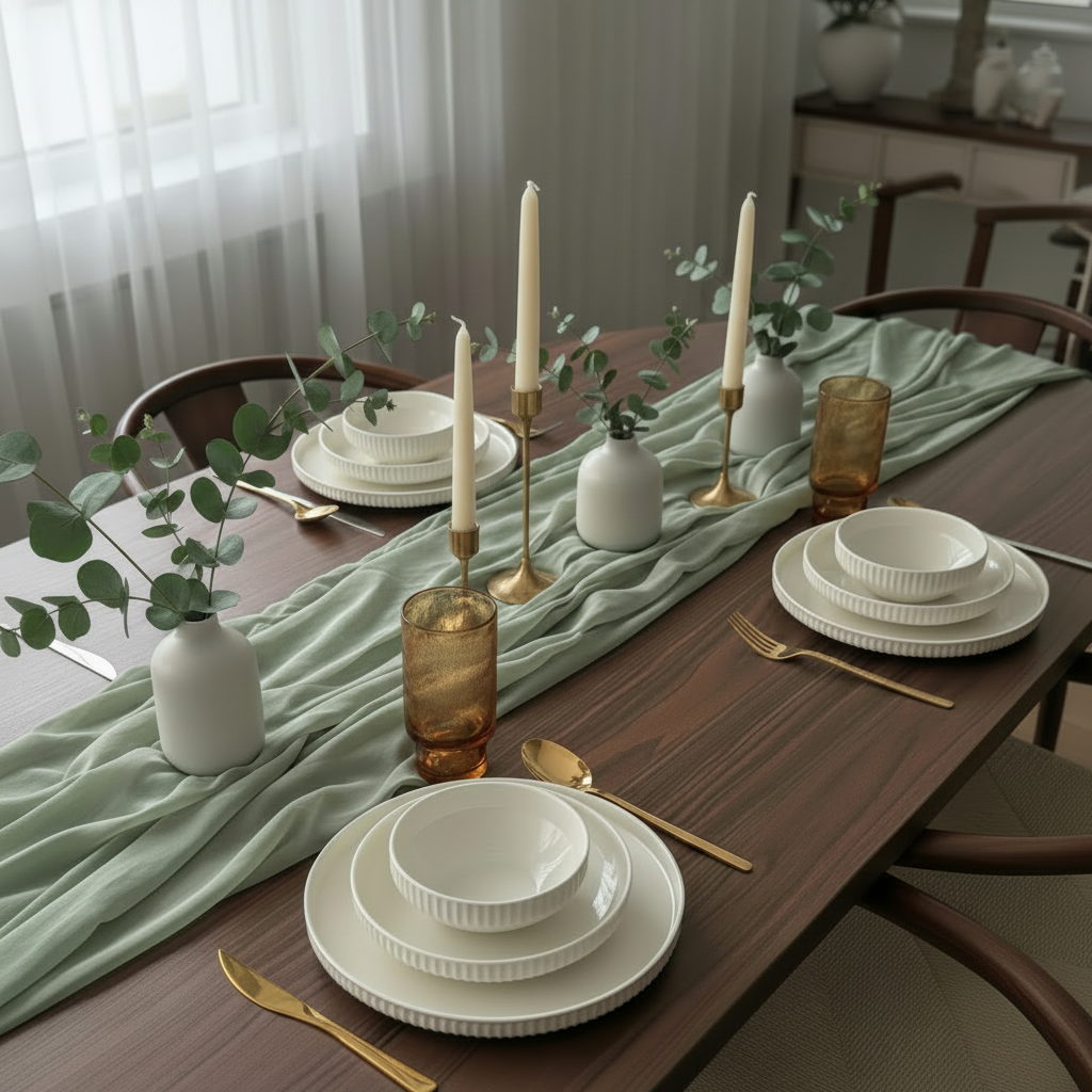 Alara Vera Porcelænssæt 6 Personer - 28 dele - Hvid