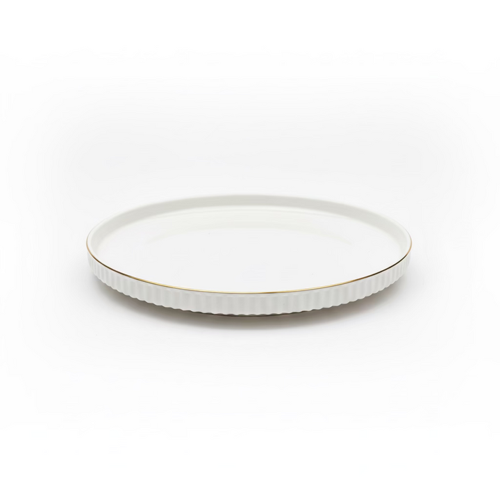 Alara Vera Porcelænssæt 6 Personer - 28 dele - Hvid/Guld