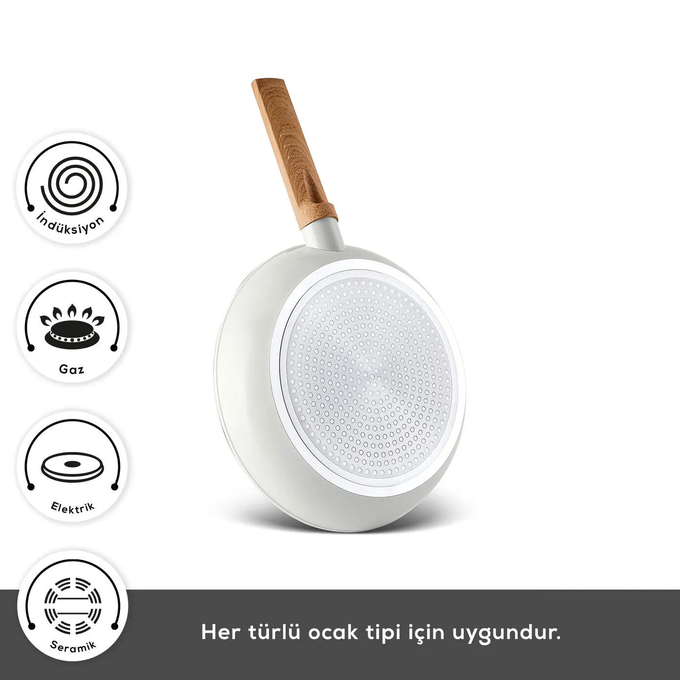 Karaca Swisscrystal Stegepande | 24 cm – induktionsbund