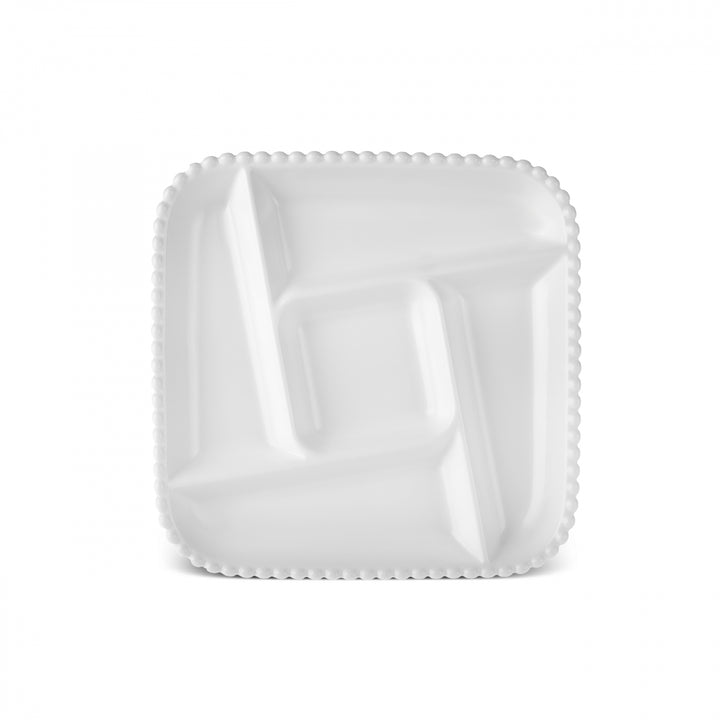 Karaca Carmen Perla Firkantet Serveringstallerken | 5 rum – 27 cm