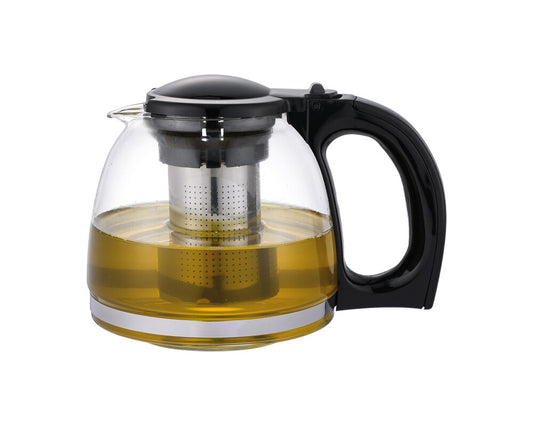 Michelino Glas Tekande med Rustfrit Stål Si – 1200 ml