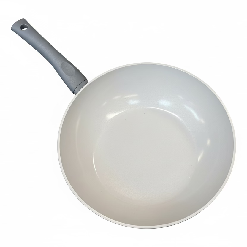 Michelino New Nora Wokpande 28 cm – Grå - Keramisk og PFAS-fri