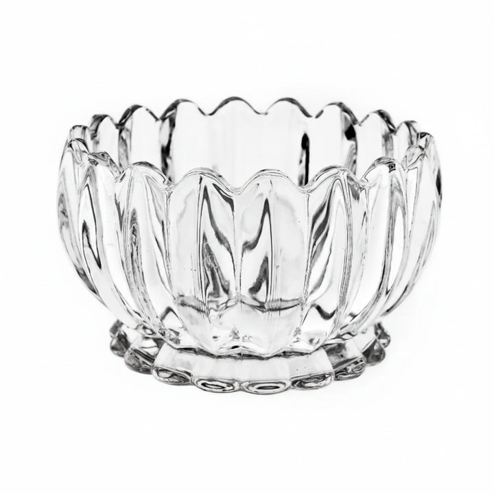 Almina La Fiore Dessertskål m/Underkop - Lotus Design - 12 Dele - 300 ml