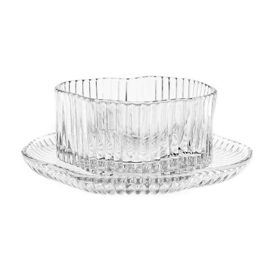 Almina Terra Buccia Dessertskål m/Underkop - 12 Dele - 300 ml - Riflet Design