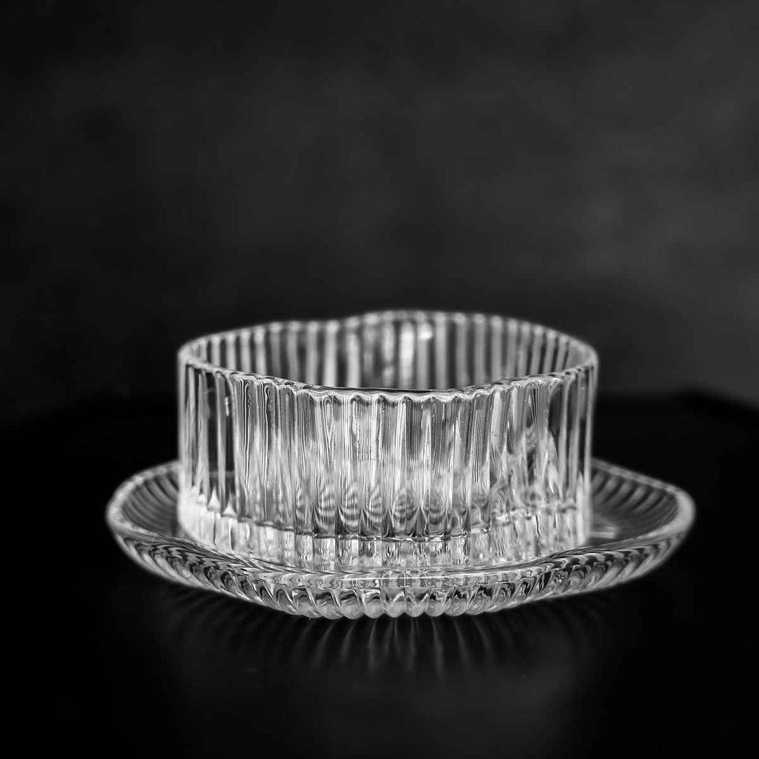 Almina Terra Buccia Dessertskål m/Underkop - 12 Dele - 300 ml - Riflet Design