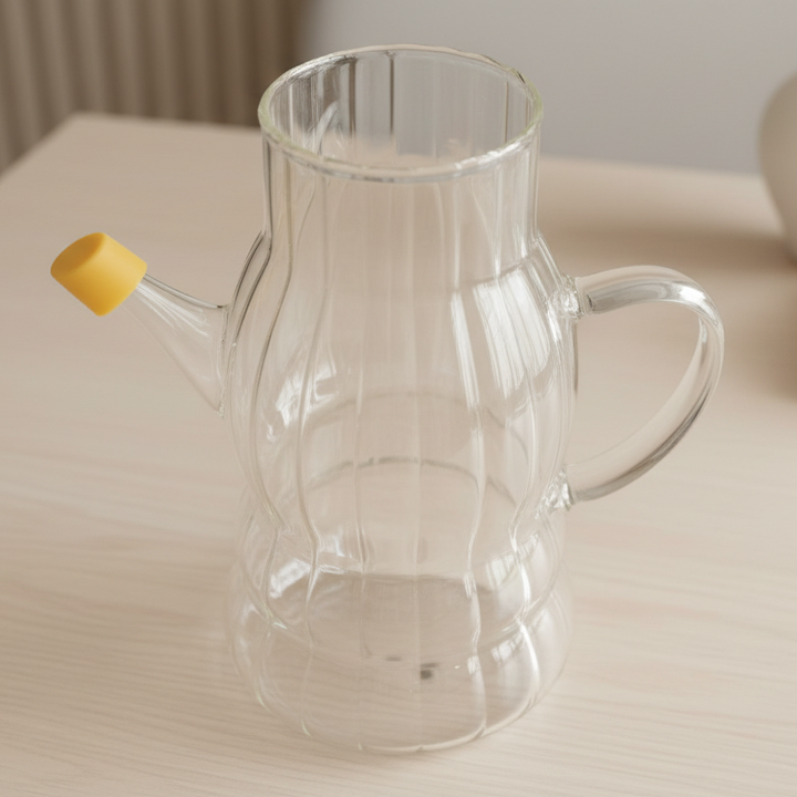 Almina Glas Olie- eller Eddikekande m/Aluminiumlåg 600 ml