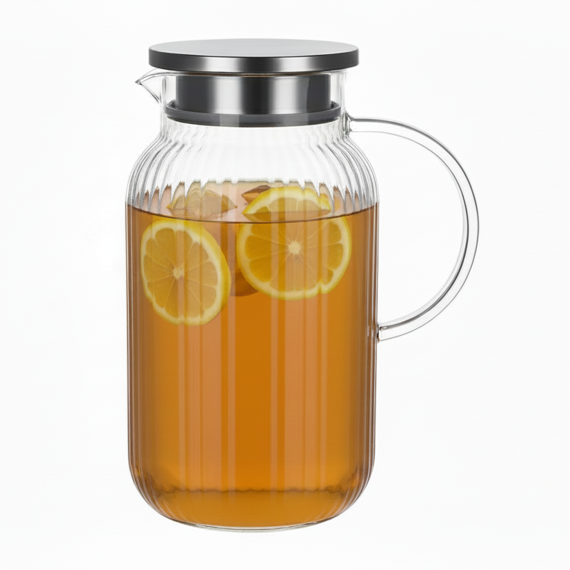 Almina Freya Drypfri Glaskaraffel m/Låg 1800 ml