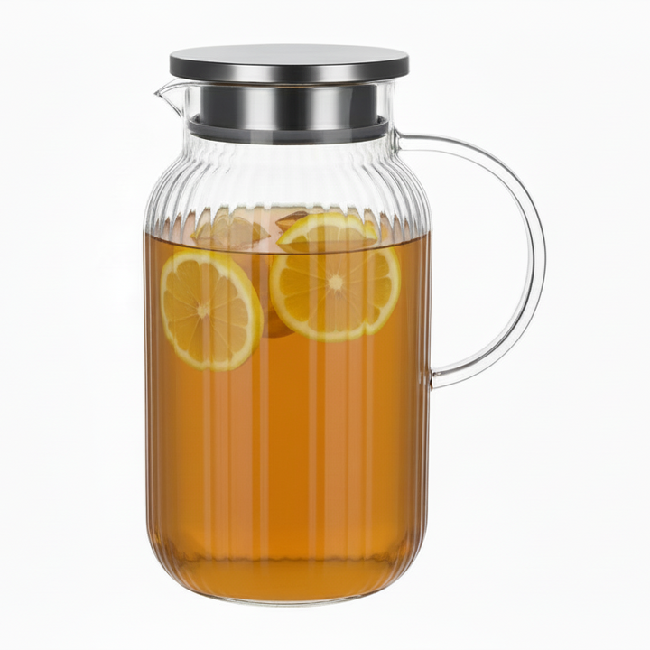 Almina Freya Drypfri Glaskaraffel m/Låg 1800 ml