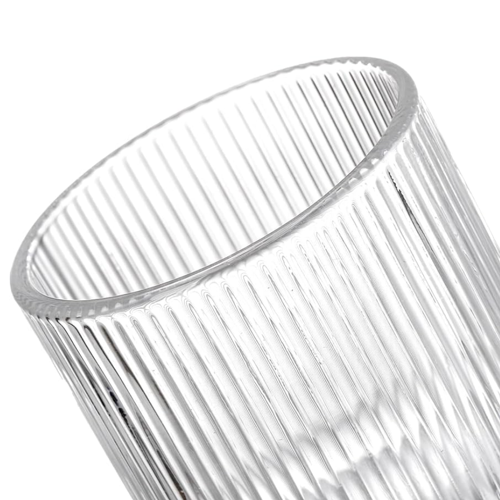 Almina Ribbet Cocktailglas På Fod - 240 ml - 6 stk.